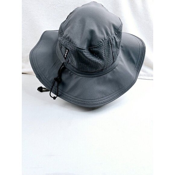 Mission Max Plus Men's Gray Adjustable Head and Chin Logo Boonie Hat - Picture 11 of 12